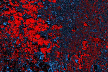 Dökülen boya paslı metal dokusu