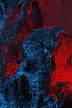 Dökülen boya paslı metal dokusu