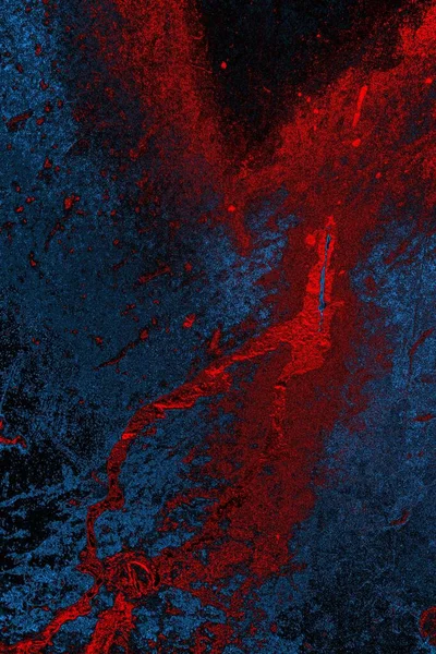 Çizik ve çatlaklarla metal doku