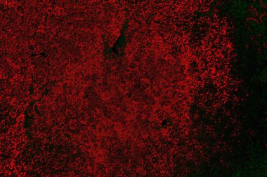 Çizik ve çatlaklarla metal doku