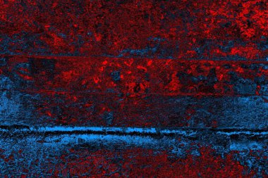 Çizik ve çatlaklarla metal doku