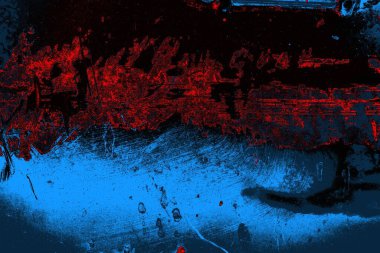 Çizik ve çatlaklarla metal doku