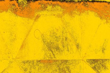 Kırmızı sarı ve siyah renkli kirli duvar, desenli arka plan.