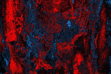 Dökülen boya paslı metal dokusu