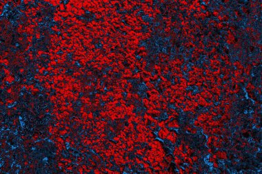 Dökülen boya paslı metal dokusu