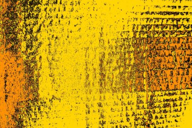 Kırmızı sarı ve siyah renkli kirli duvar, desenli arka plan.