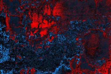 Dökülen boya paslı metal dokusu