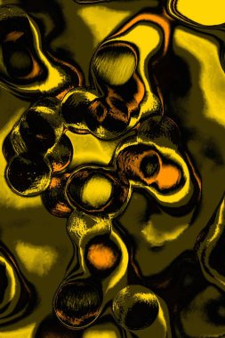 Kırmızı sarı ve siyah renkli kirli duvar, desenli arka plan.