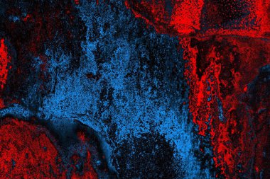 Dökülen boya paslı metal dokusu