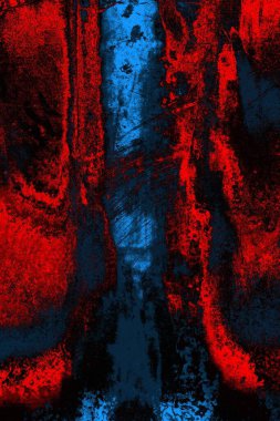 Çizik ve çatlaklarla metal doku