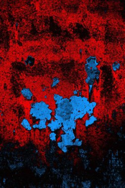 Dökülen boya paslı metal dokusu