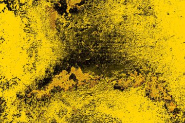 Kırmızı sarı ve siyah renkli kirli duvar, desenli arka plan.