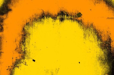 Kırmızı sarı ve siyah renkli kirli duvar, desenli arka plan.