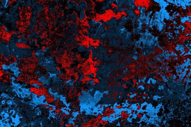 Çizik ve çatlaklarla metal doku