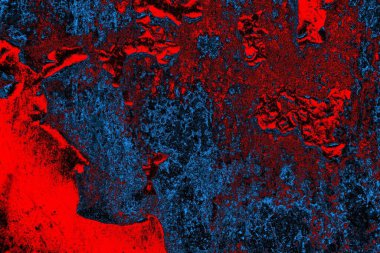 Dökülen boya paslı metal dokusu