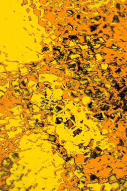 Kırmızı sarı ve siyah renkli kirli duvar, desenli arka plan.