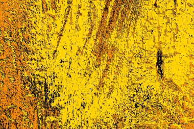 Kırmızı sarı ve siyah renkli kirli duvar, desenli arka plan.