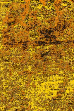 Kırmızı sarı ve siyah renkli kirli duvar, desenli arka plan.