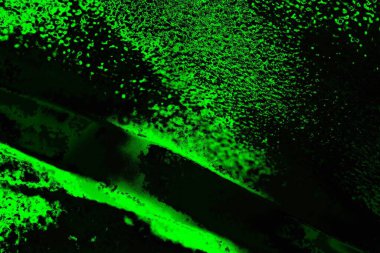 soyut yeşil ve siyah doku ve arkaplan, uzay duvar kağıdını kopyala