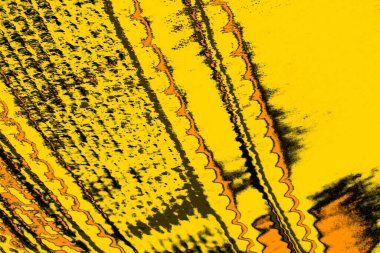 Kırmızı sarı ve siyah renkli kirli duvar, desenli arka plan. 