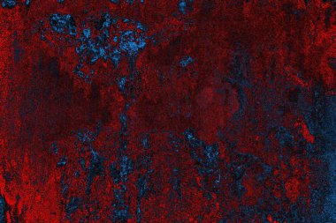 Dökülen boya paslı metal dokusu