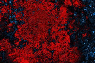 Çizik ve çatlaklarla metal doku