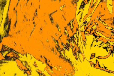 Kırmızı sarı ve siyah renkli kirli duvar, desenli arka plan.