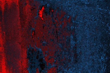 Dökülen boya paslı metal dokusu