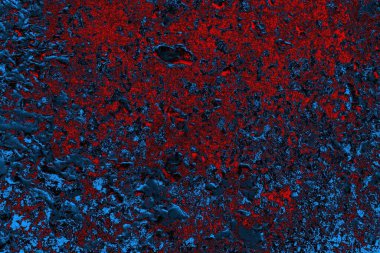 Dökülen boya paslı metal dokusu