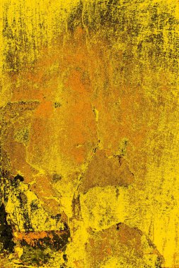 Kırmızı sarı ve siyah renkli kirli duvar, desenli arka plan.