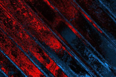 Çizik ve çatlaklarla metal doku