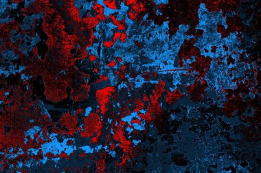 Çizik ve çatlaklarla metal doku