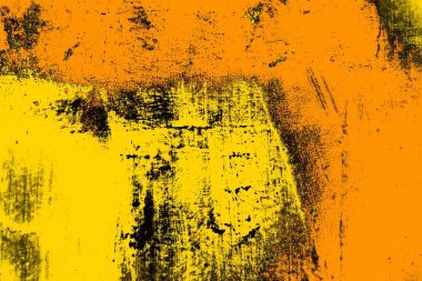 Kırmızı sarı ve siyah renkli kirli duvar, desenli arka plan.