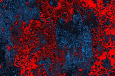 Dökülen boya paslı metal dokusu