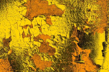 Kırmızı sarı ve siyah renkli kirli duvar, desenli arka plan.