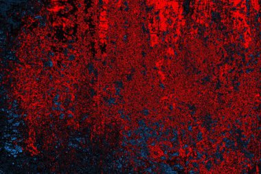 Çizik ve çatlaklarla metal doku