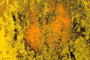 Kırmızı sarı ve siyah renkli kirli duvar, desenli arka plan. 