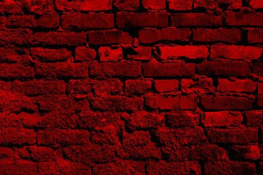 Eski model tuğla duvarın arka planı