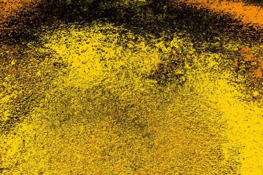 Kırmızı sarı ve siyah renkli kirli duvar, desenli arka plan.