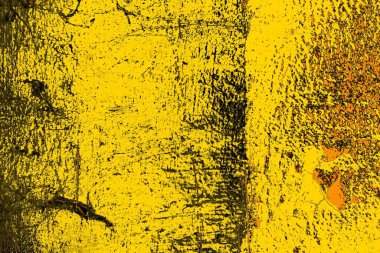 Kırmızı sarı ve siyah renkli kirli duvar, desenli arka plan.