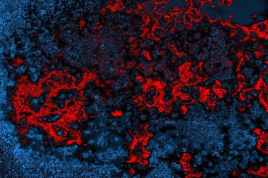 Çizik ve çatlaklarla metal doku