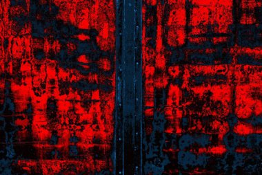 Çizik ve çatlaklarla metal doku