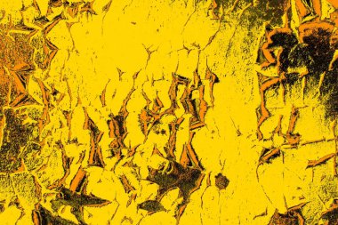 Kırmızı sarı ve siyah renkli kirli duvar, desenli arka plan.