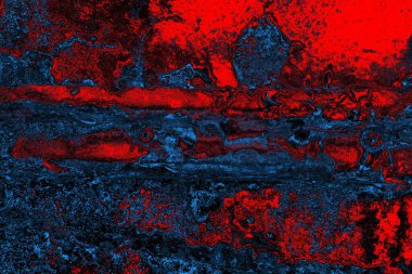 Dökülen boya paslı metal dokusu