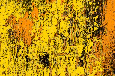 Kırmızı sarı ve siyah renkli kirli duvar, desenli arka plan.