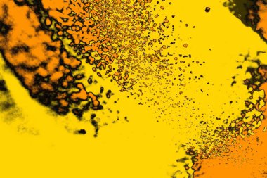 Kırmızı sarı ve siyah renkli kirli duvar, desenli arka plan.