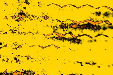 Kırmızı sarı ve siyah renkli kirli duvar, desenli arka plan.