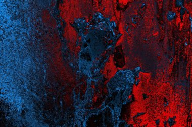 Dökülen boya paslı metal dokusu