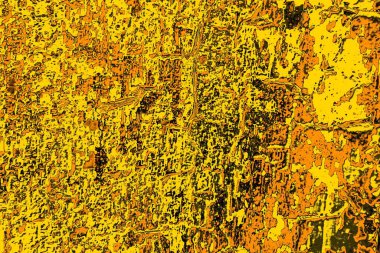 Kırmızı sarı ve siyah renkli kirli duvar, desenli arka plan.