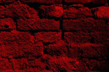 Eski model tuğla duvarın arka planı